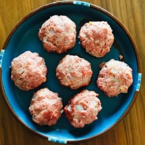 ハンバーグづくり